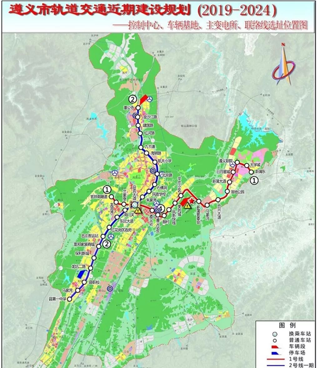 遵义2020年轻轨规划图图片