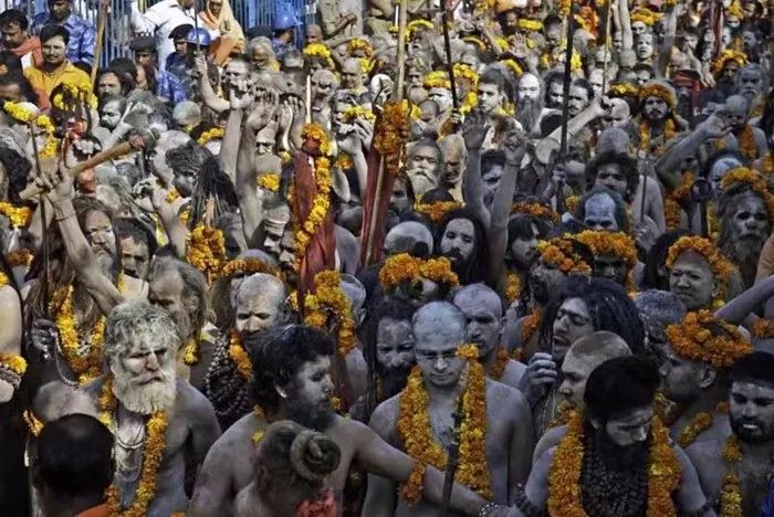 品摄印度大壶节信徒的狂欢