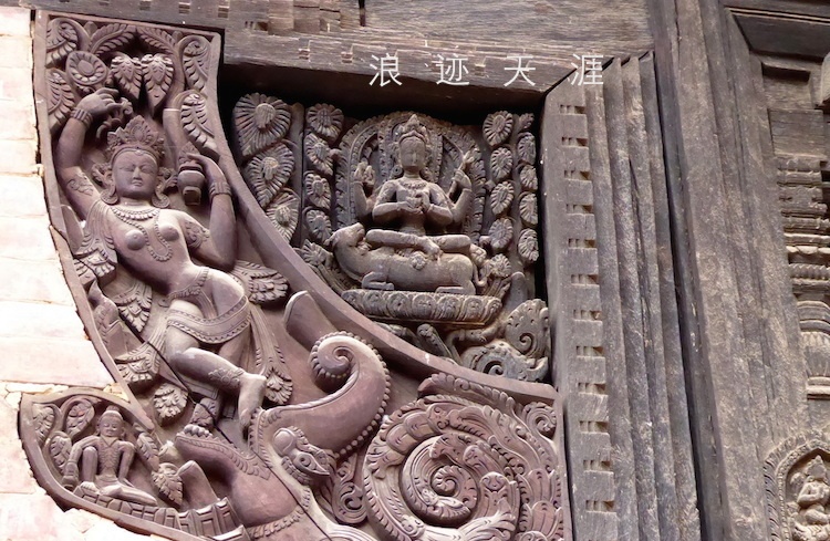 尼泊尔寺庙壁画图片