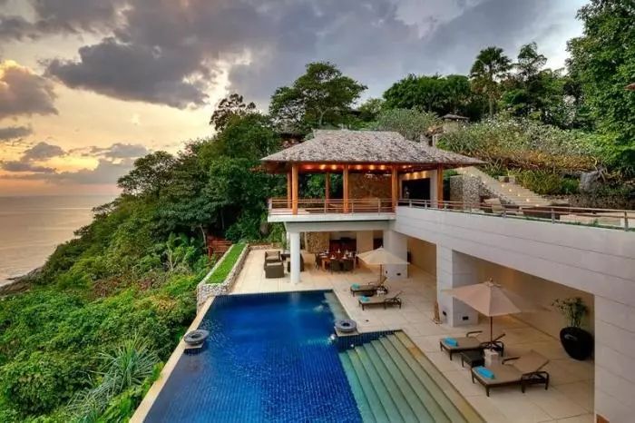 世界建筑泰国普吉岛最美的别墅度假村奢华人间仙境