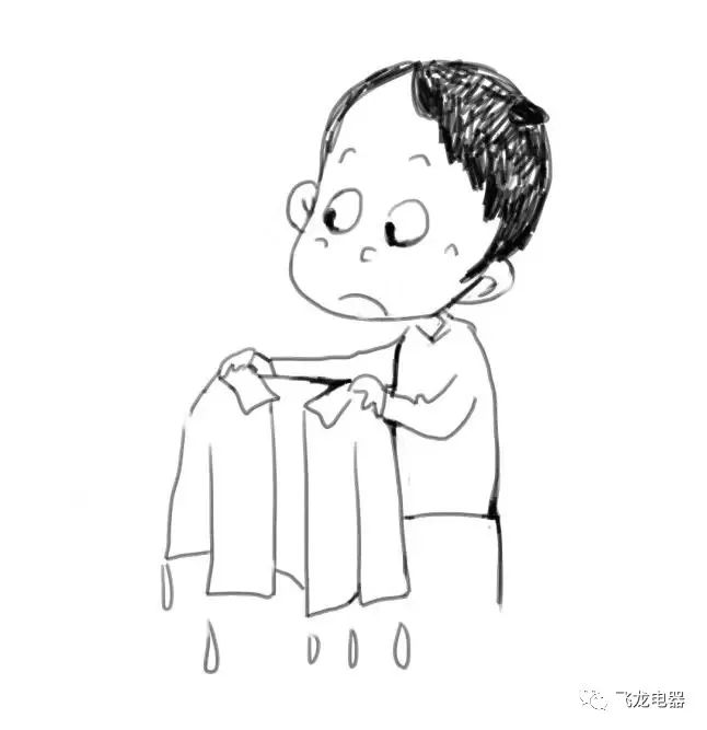 湿衣服简笔画图片