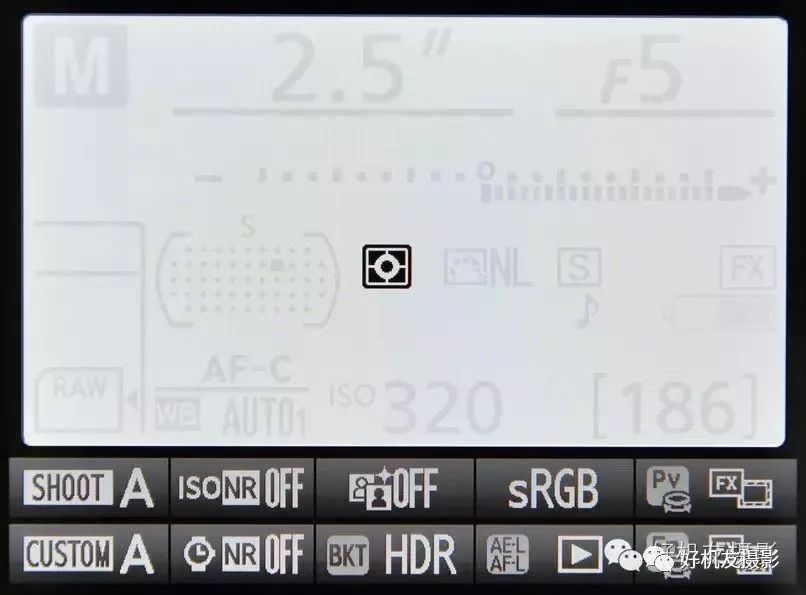 尼康d7500测光模式图标图片