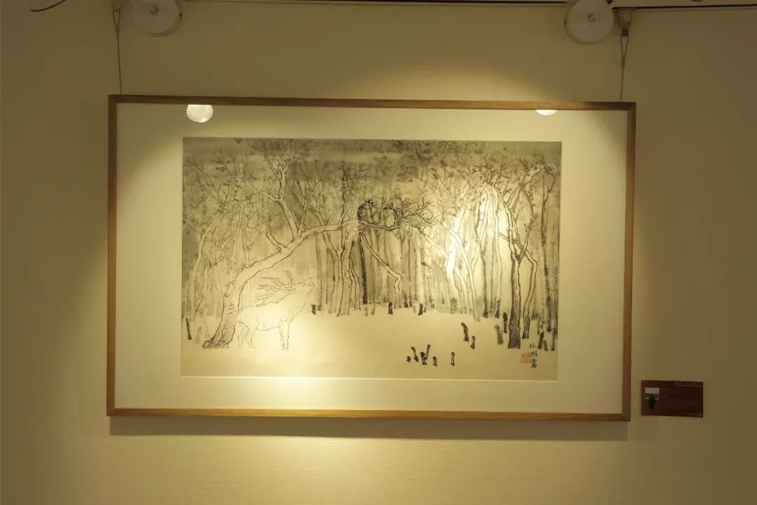 呦呦鹿鸣|当代中国画作品展于1月18日在新闻大厦艺术馆成功举办_展览