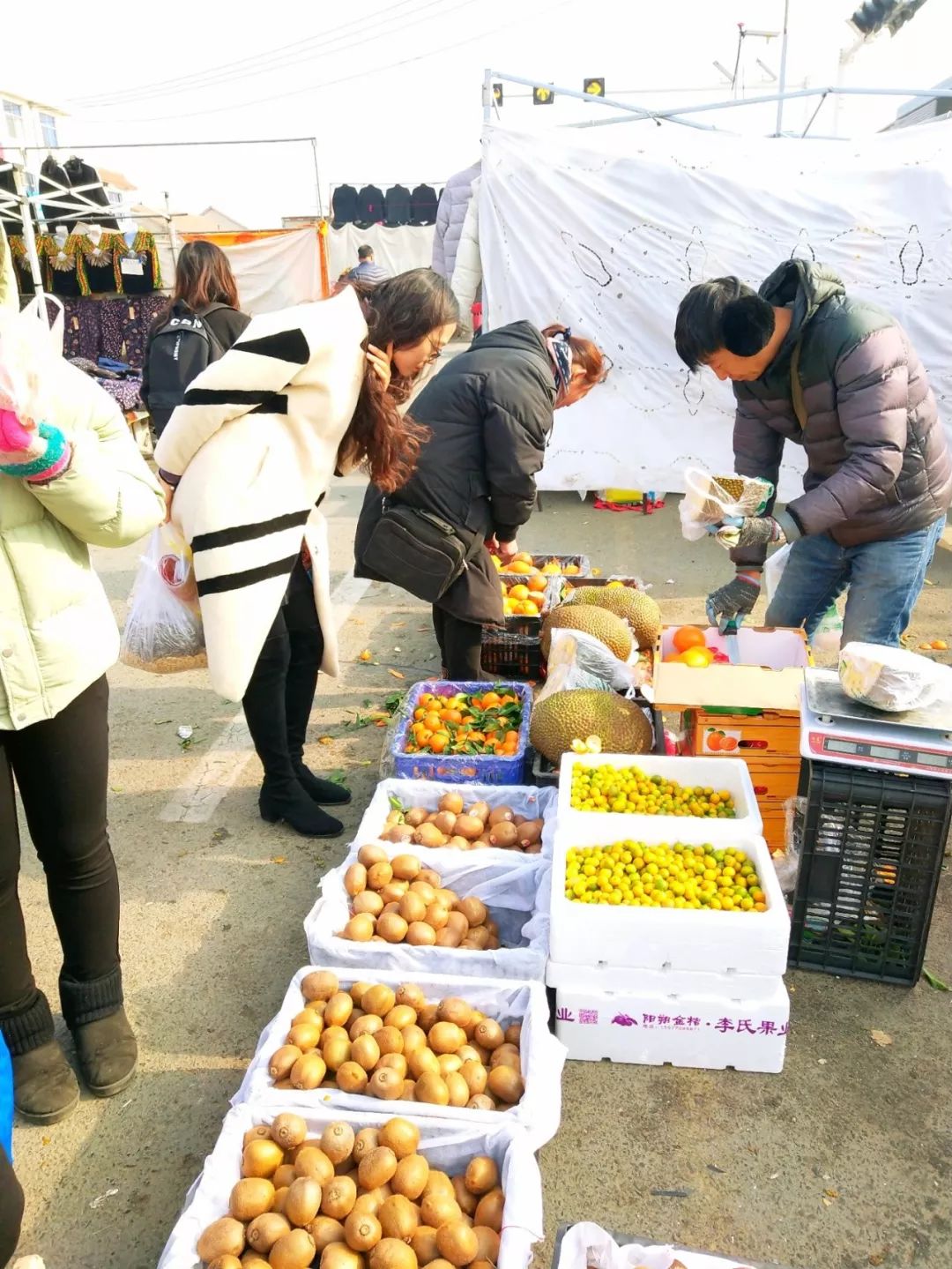 海阳郭城赶大集真是年味十足