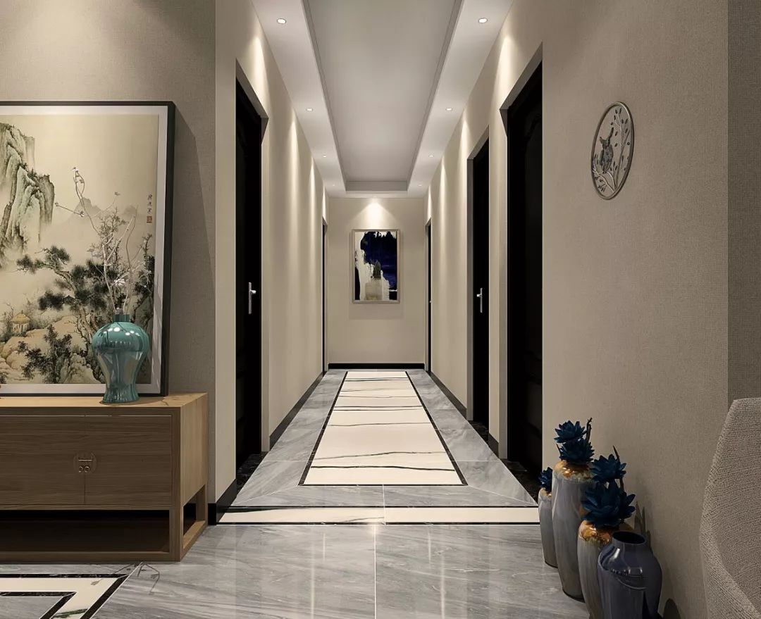 走廊地砖设计效果图图片