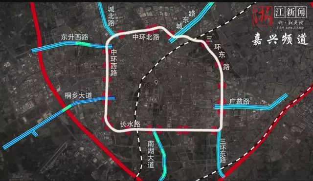 今天上午嘉興百億快速路環線工程開工2021年建成通車