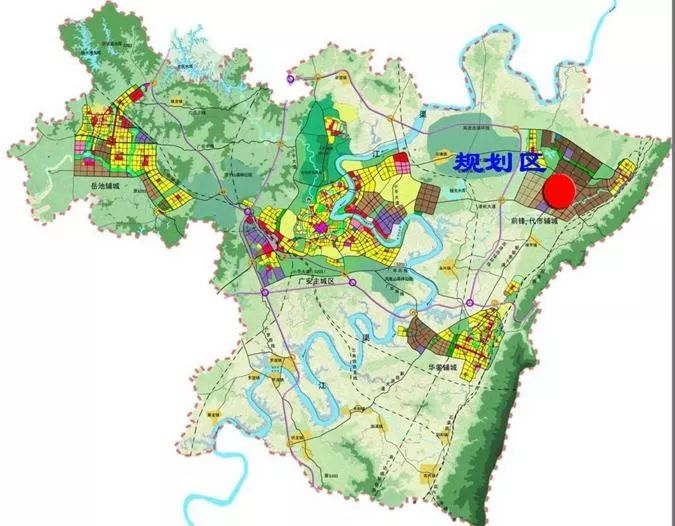 广安城北未来规划图图片
