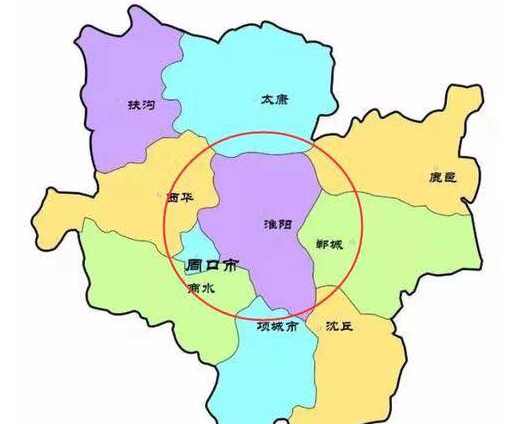 淮阳乡镇地图图片