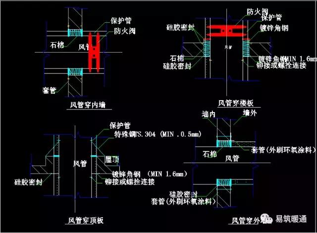 中央空调吊顶cad施工图图片