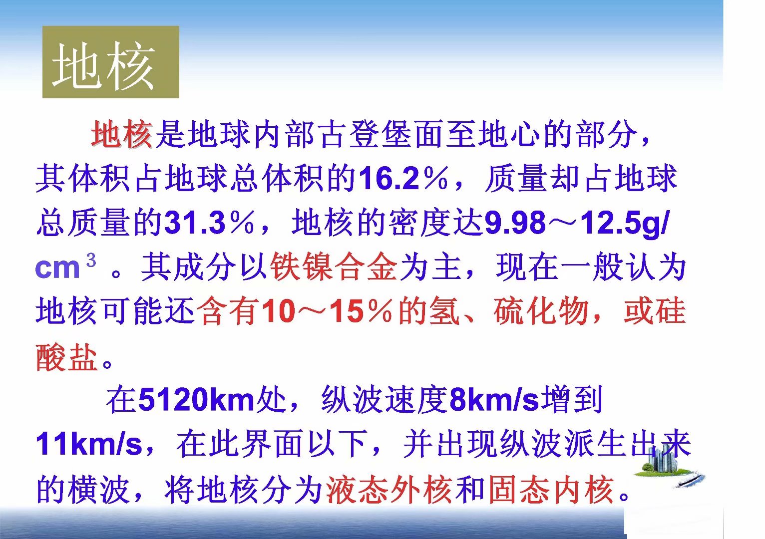 地震及其與地球內部構造關係