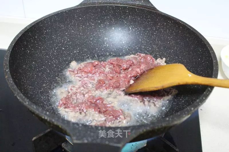 花椒芽炒牛肉图片