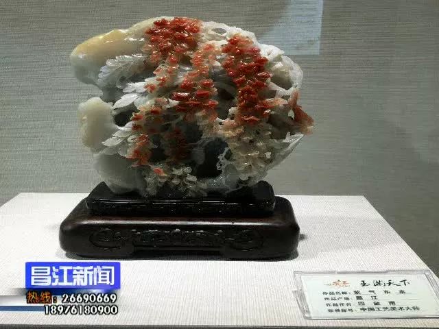 林謨諧到昌江玉精品全國巡展海口專場參觀