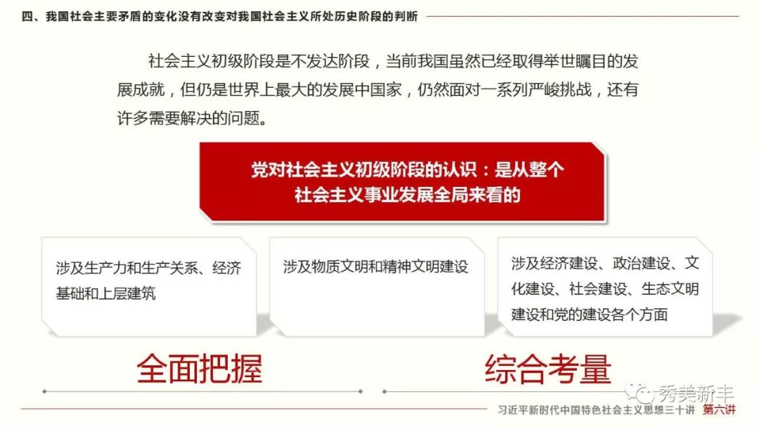 三十講 | 第六講:我國社會主要矛盾的變化是關係全局的歷史性變化