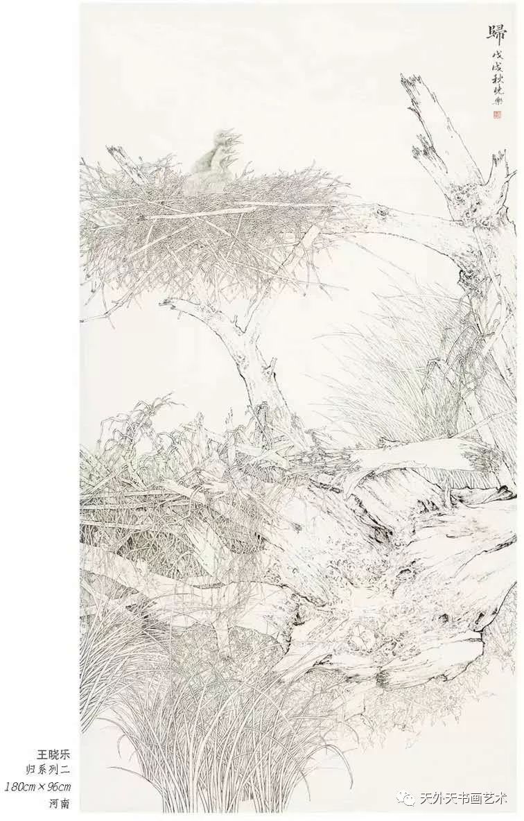 展览作品欣赏祝贺出彩郑州全国第五届中国画线描艺术展22日成功开幕