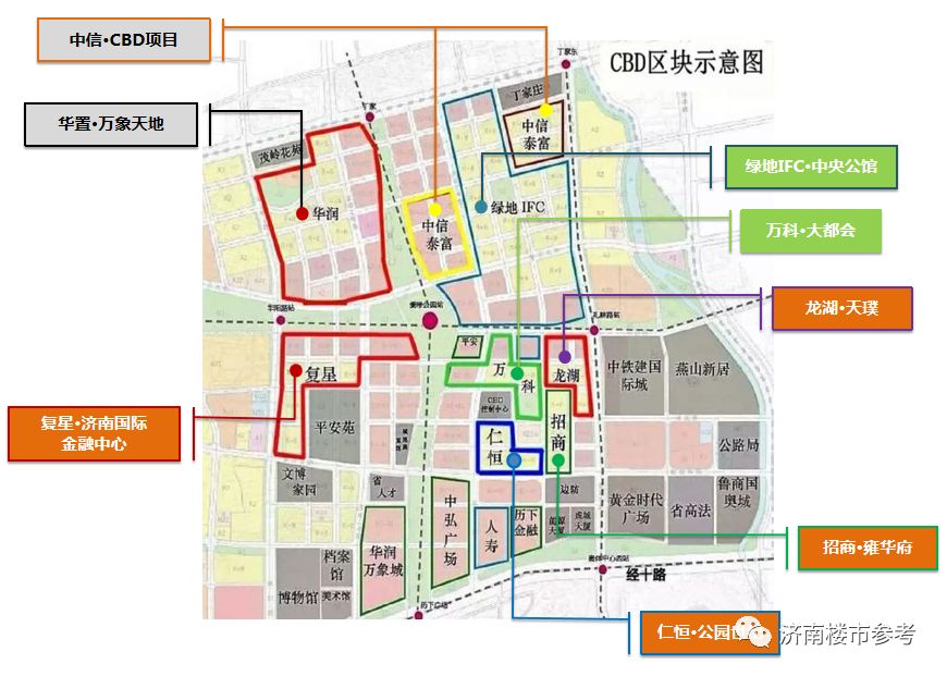 济南cbd道路规划图片
