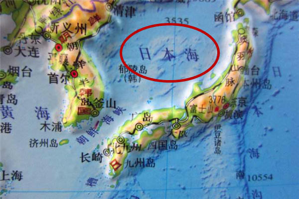 东亚濒临的边缘海地图图片