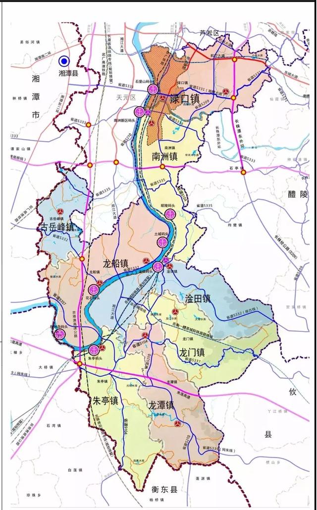 湘潭县征收红线图图片