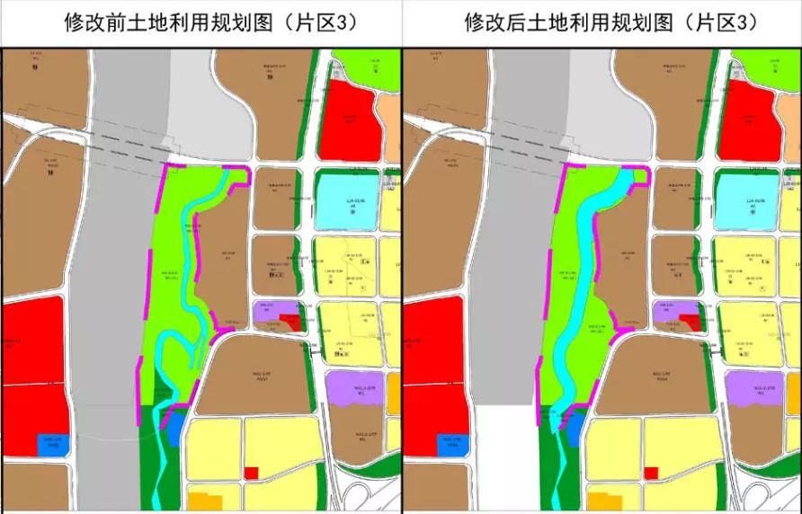 渝中,西永,中梁山部分地块调规 涉及用地性质调整