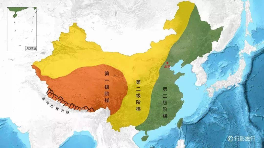 中国地理第一阶梯图片