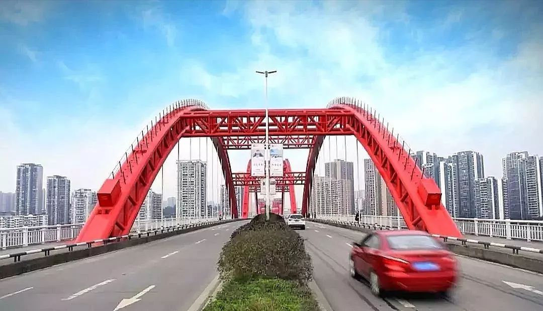 合川嘉陵江大桥图片