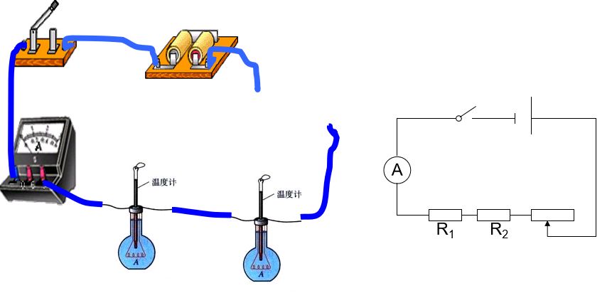 焦耳定律实验图分析图片