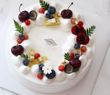 68款蛋糕装饰小清新水果系现在都流行这个居然这么漂亮