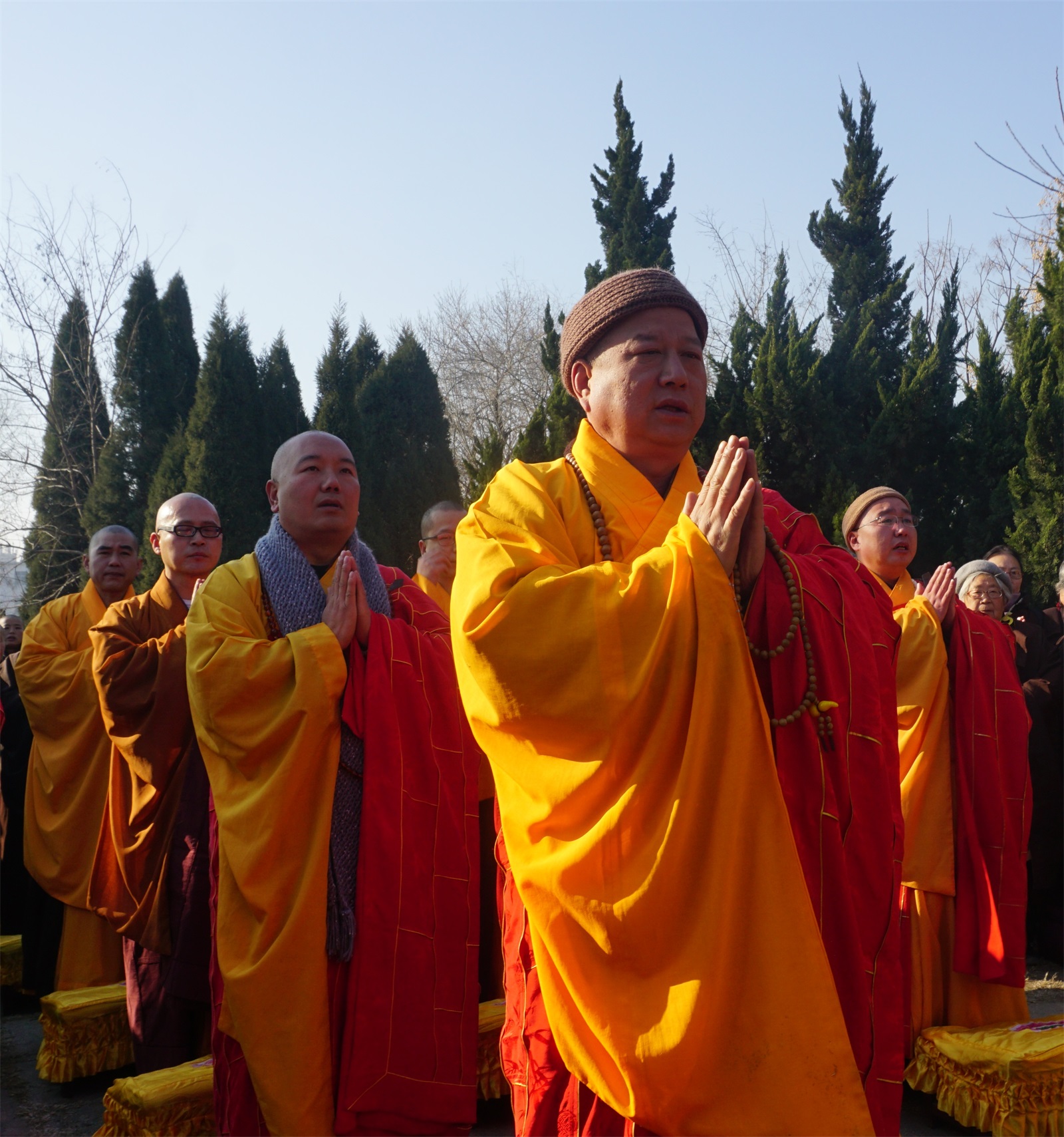 汴梁佛学开封大相国寺隆重举行纪念净严老法师圆寂28周年法会