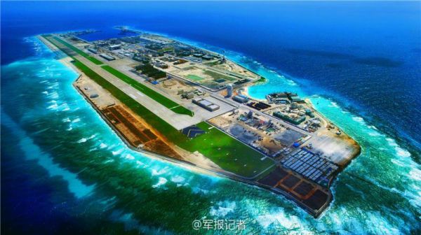 官宣首發永暑島高清全景圖大型機場港灣一應俱全