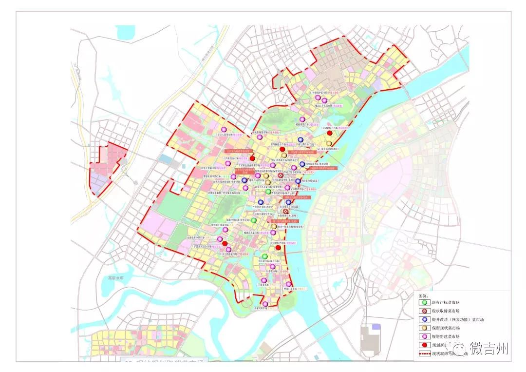 吉州区城北新区规划图图片