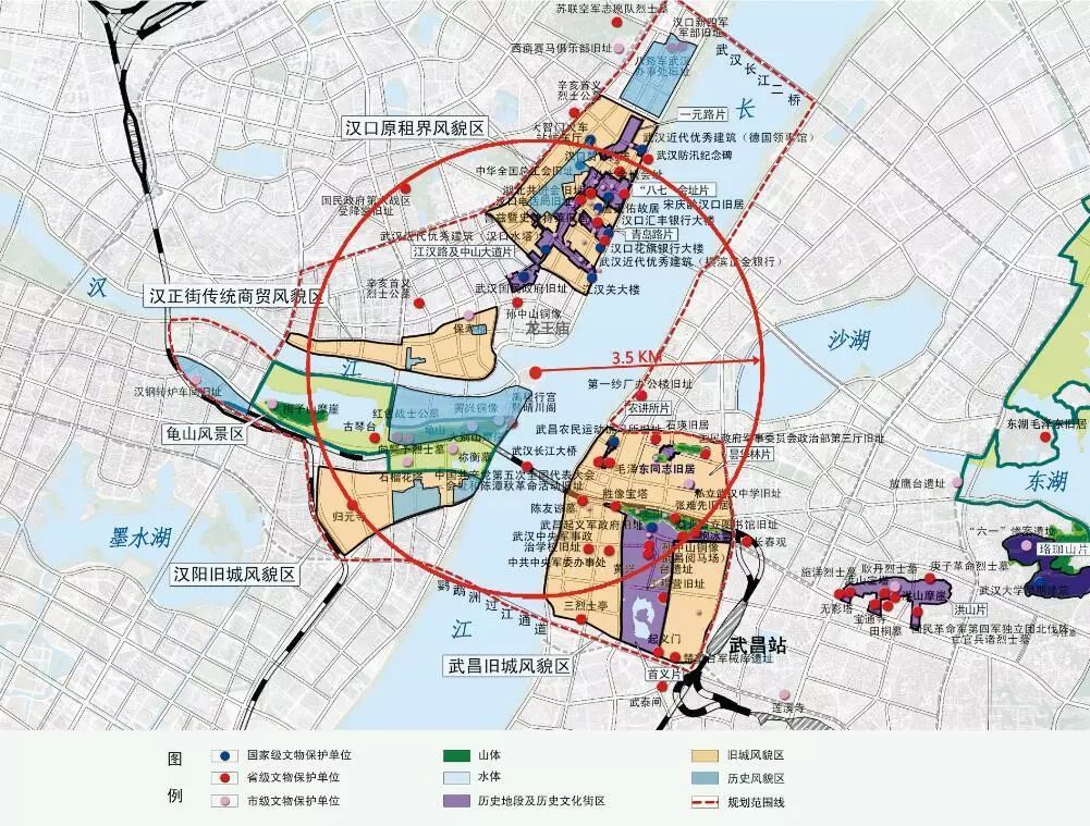 武漢城市總規劃20172035新增6個城市副中心