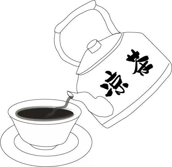 凉茶怎么画图片