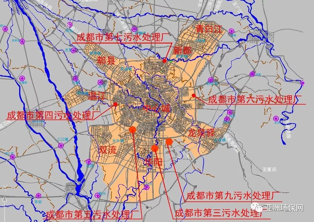 成都水系分布图高清图片