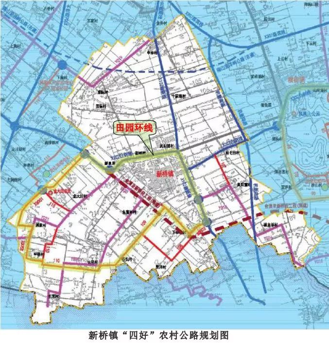 上海松江区新桥镇地图图片