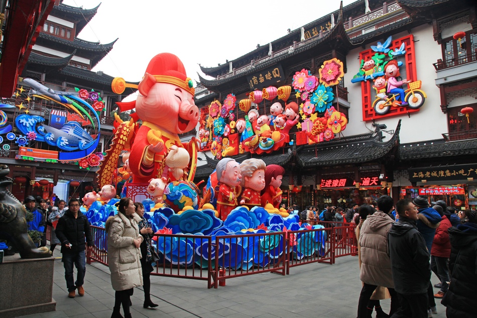 上海城隍庙春节活动图片