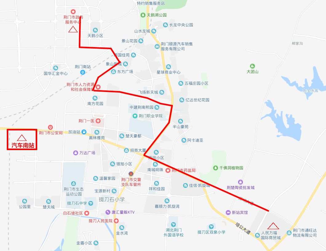 8路公交车路线路线图片