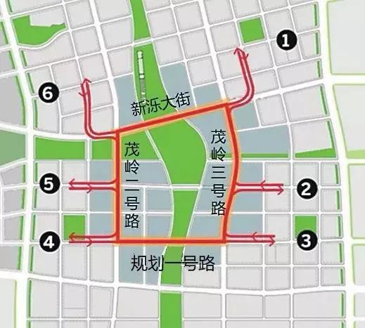 济南cbd道路规划图片