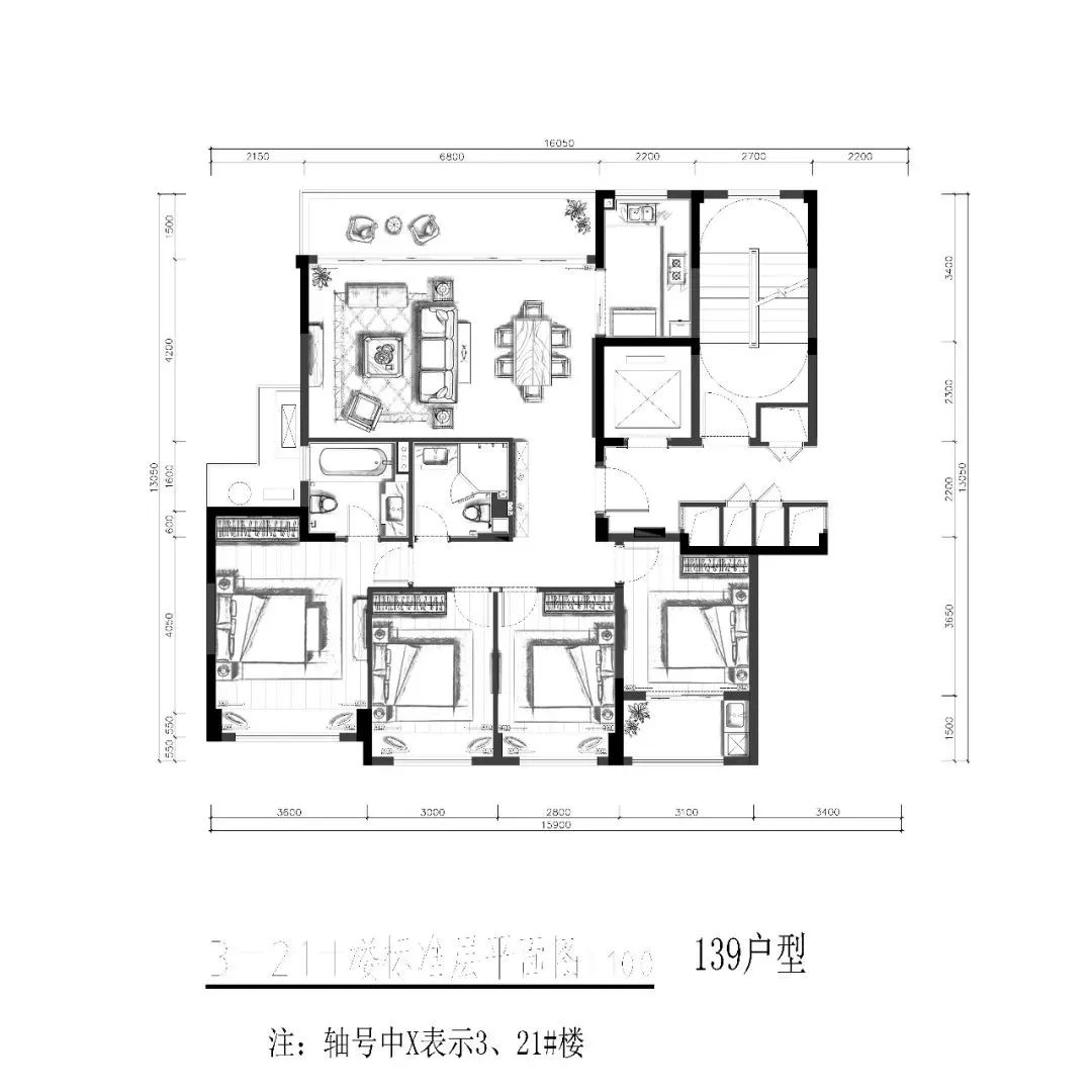 鹿岛甲第户型图图片