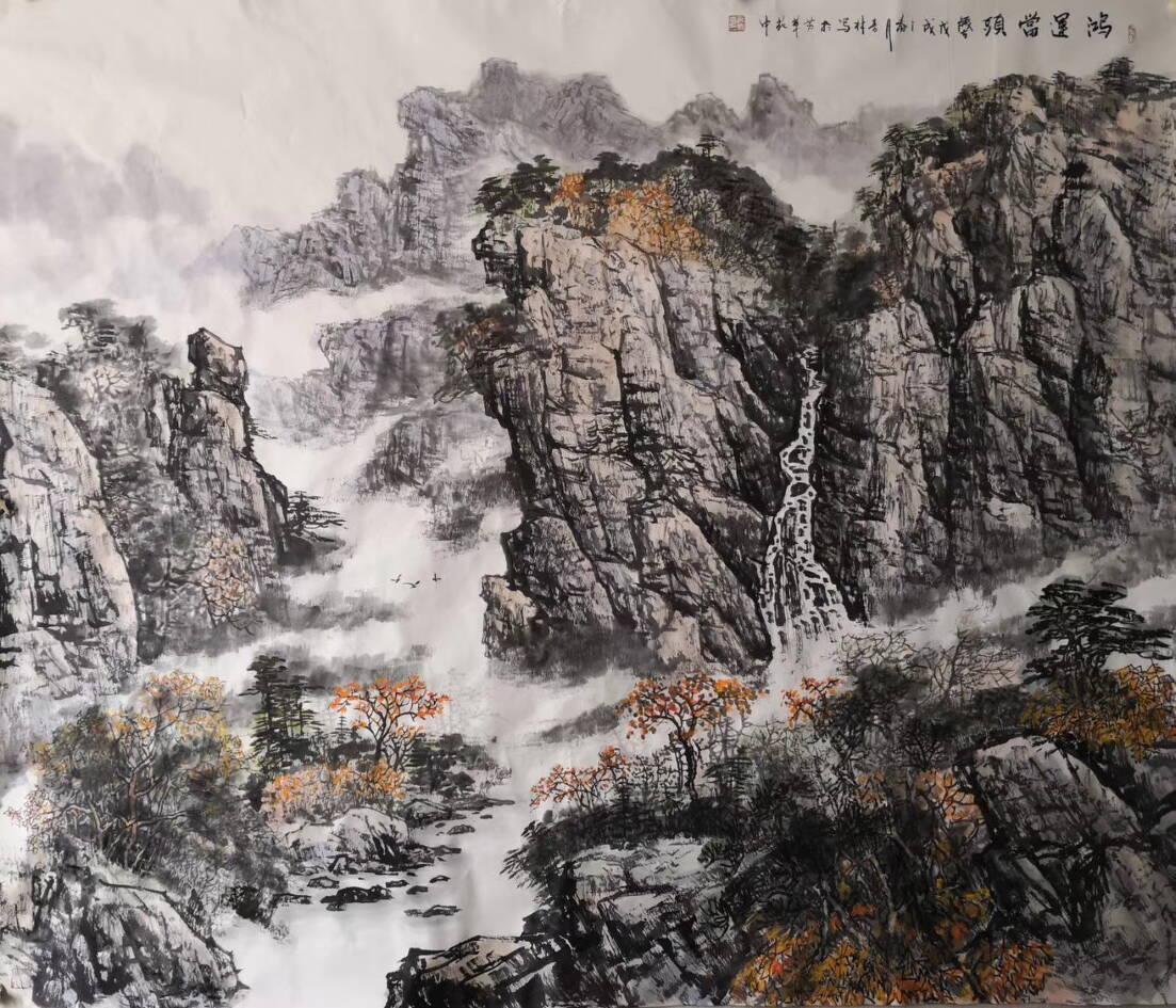 2013年深圳永寶齋藝術館為侯喜林舉辦了個人畫展侯喜林,男,字墨林,號