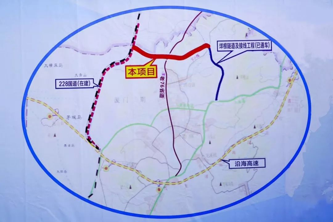 苍南228国道核电连接线图片