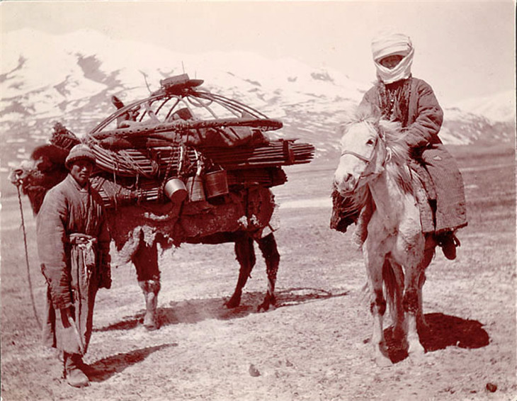 美国博物馆珍藏1898年新疆老照片:看那时新疆人在忙啥?