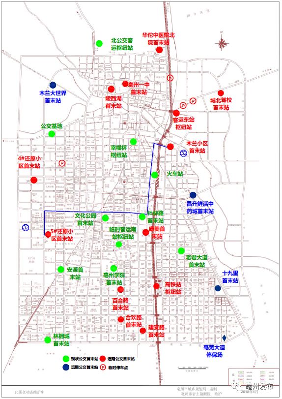 亳州公交车线路图图片