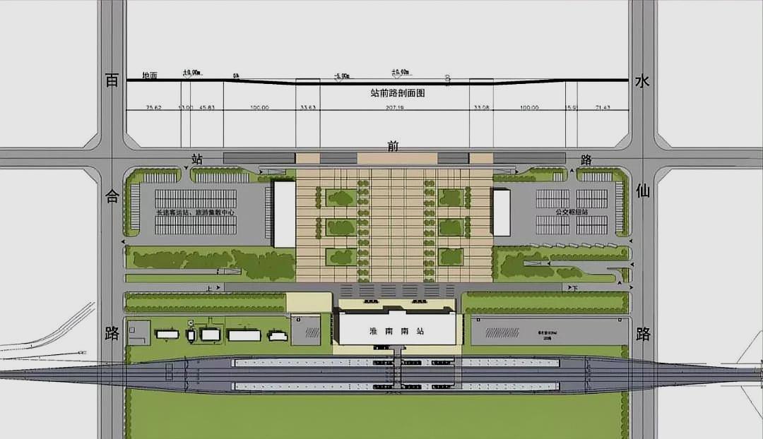 安徽在建的一座高铁站,规划规模2台6线,修建在四线城市