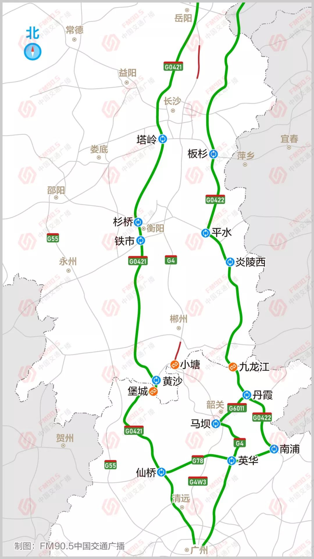 湖南g240国道线路图图片