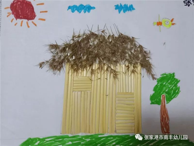 幼儿园芦苇创意制作图片