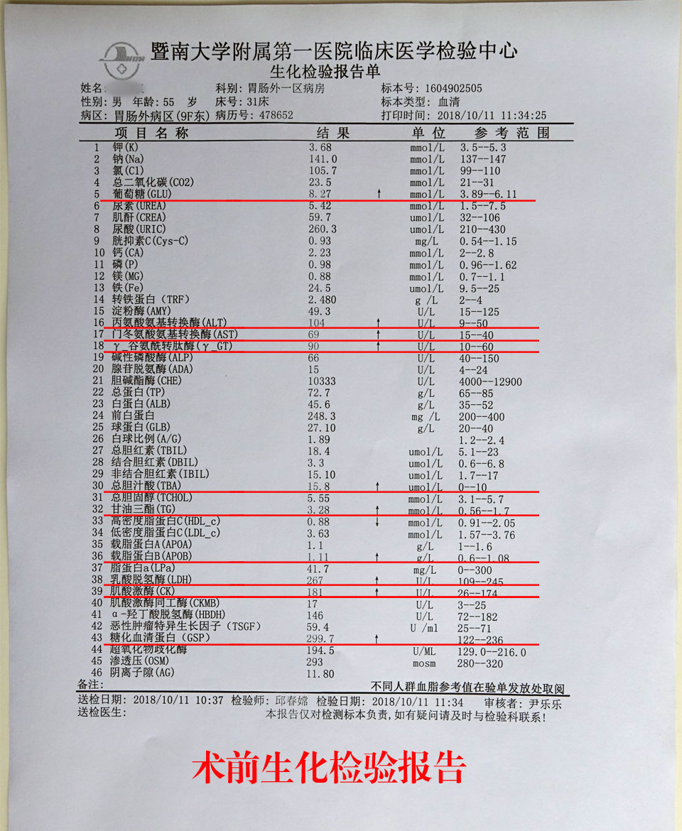 正常血糖化验单图片图片