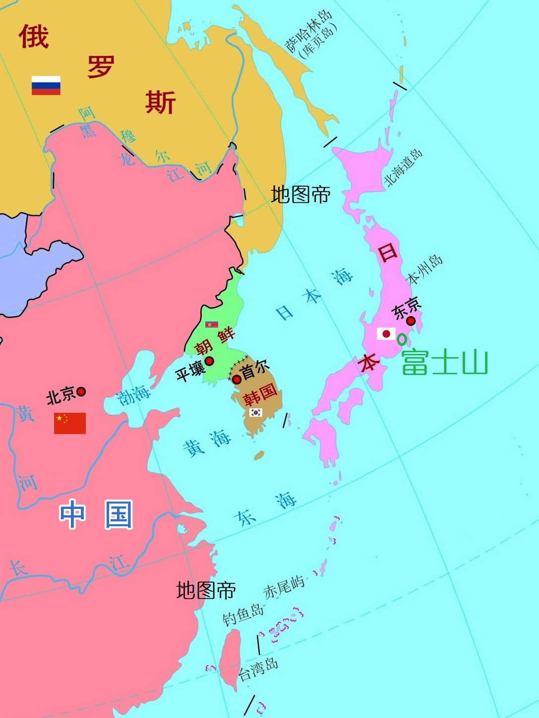 中国长城与日本富士山的最大区别是什么?