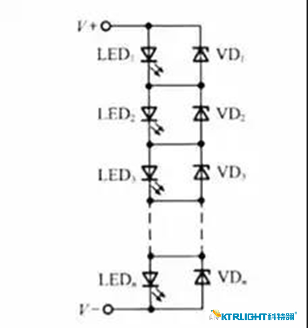 led灯珠的连接方式图图片