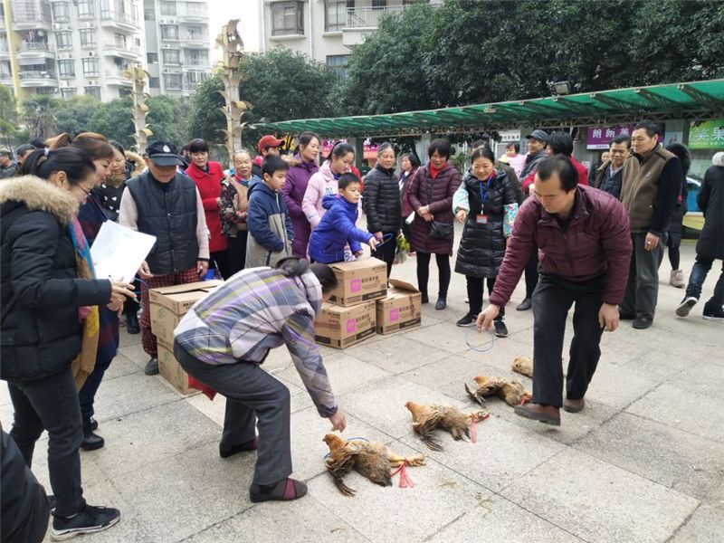 上图为居民套活鸡再有就是套圈,砸沙包等等小游戏.