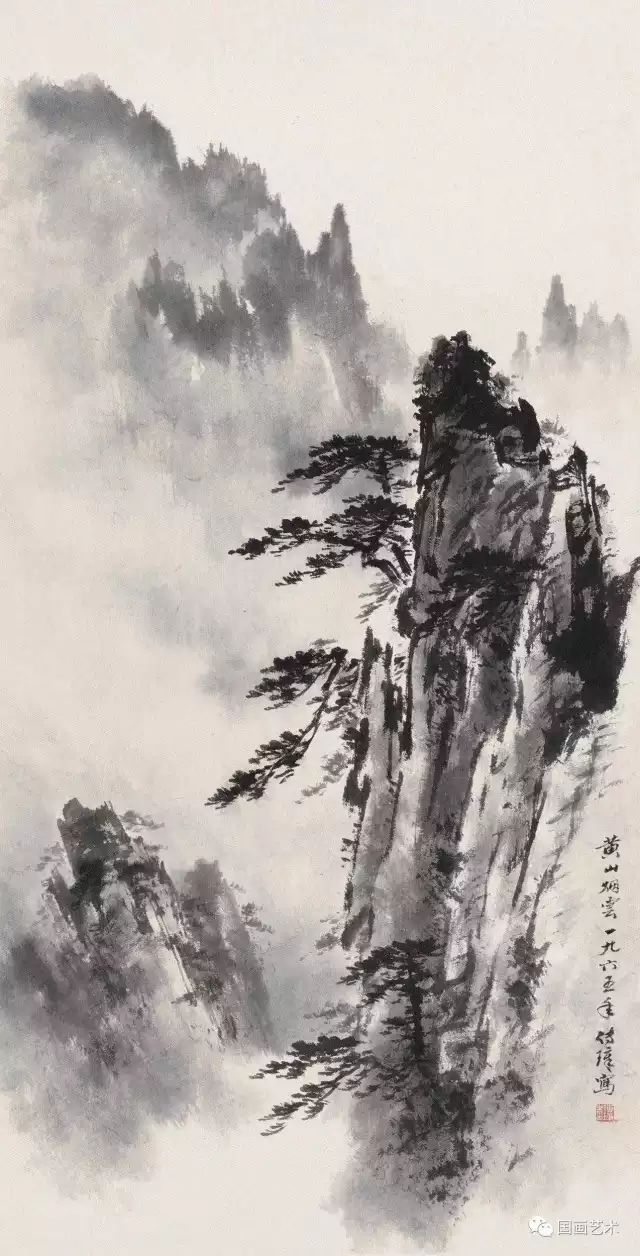 郭传章黄山山水画图片