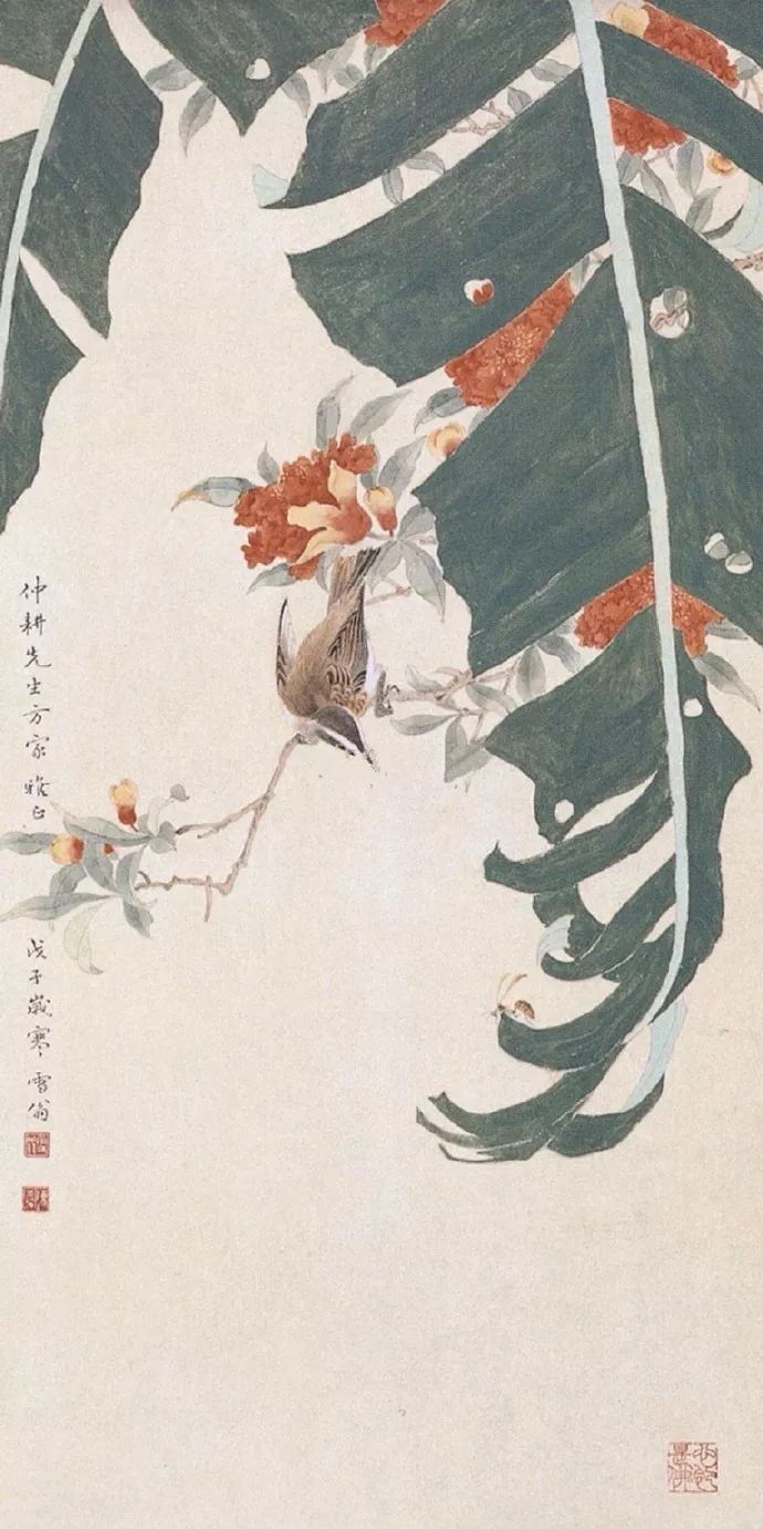 国画大师画芭蕉图片